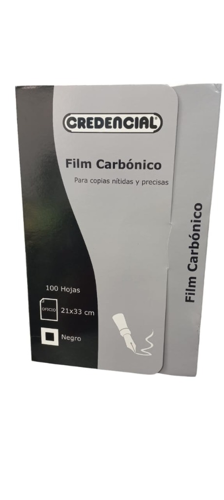 FILM CARBONICOS NEGRO. x1u.CRECENCIAL